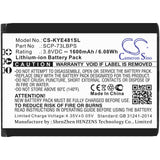 Cameron Sino New 1600mAh Replacement Battery for DuraXA Equip, DuraXE Epic, DuraXV Extreme, DuraXV Extreme +, E4810, E4811, E4830, E4831