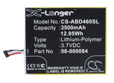 New 3500mAh Battery for Amazon B00IKPW0UA,B00IKPYKWG,KindleFireHD7",SQ46CW; P/N:58-000084,MC-347993