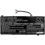 New 5300mAh Battery for Acer  SF314-52-57EJ,SP314-52,SP314-52-30SD,SP314-52-34M3,SP314-52-36PS,SP314-52-501M,SP314-52-50HT,SP314-52-51K3,SP314-52-54R2,SP314-52-58AR,Spin 3 SP314-52; P/N: 3ICP7/61/80
