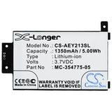 1600mAh Battery for Amazon Kindle Paperwhite Touch 6" 2013, 2013, DP75SDI; P/N: 58-000049, MC-354775-05, S13-R1-D, S13-R1-S