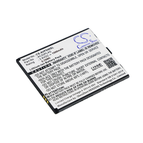 Archos 50 Platinum 4G; P/N:AC50PL4G Battery