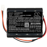 New 2600mAh Battery for Bionet BM3,BM3Vet,BM3VET Next Monitor,BM5Vet; P/N:BN190311