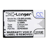 New 1400mAh Battery for Bea-fon SL810,SL820; P/N:ICP5/44/61