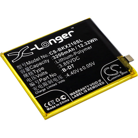 BBK 1725,1728,VIVO X21,VIVO X21 UD,VIVO X21 UD Dual SIM,VIVO X21 UD Dual SIM TD-LTE,X21A,X21UD A; P/N:B-D7 Battery