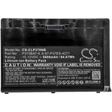 New 5600mAh Battery for Clevo p370em,P370EM3,P370SM,P370SM3,P370SM-A,P375SM,P377SM-A,P751ZM; P/N:4ICR18/65,6-87-P37ES-427,6-87-P37ES-4271,6-87-W955S-42F3,P370BAT-8