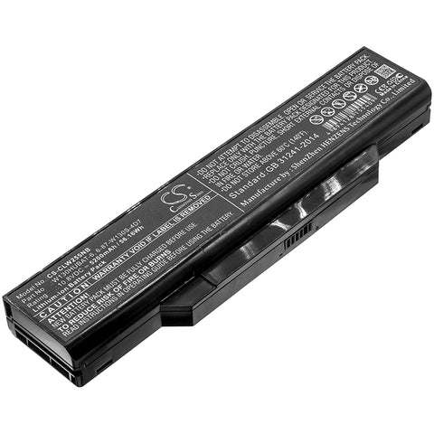 Clevo W130EV,W130EW,W130Ex,W130HU,W130HV,W130Hx,W255CEW; P/N:6-87-W130S-4D7,6-87-W130S-4D71,6-87-W130S-4D72,W130HUBAT-6 Battery