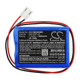 New 3800mAh Battery for CONTEC ECG-600G; P/N:855183P-2S