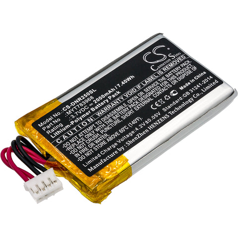DeLorme AG-008727-201,INCRH20,INRCH25,InReach Explorer,inReach SE,Q639603N,T7V1315; P/N:MYT783968 Battery
