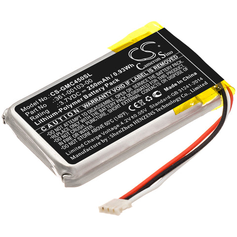 Garmin Dash Cam 45,DashCam 45; P/N:361-00103-00 Battery