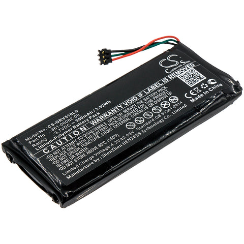 Garmin  010-01951-00,RTL510,Varia RTL501,Varia TL; P/N: 361-00082-00 Battery