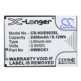 New 2400mAh Battery for Huawei 601HW,603HW; P/N:HWBCK1
