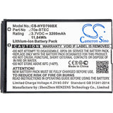 New 3200mAh Battery for Honeywell CaptuvoSL42Sled,Dolphin60s,Dolphin70e,Dolphin75e,HealthcareSled; P/N:60S-BATT-1,70e-BTEC,BAT-EXTENDED-01