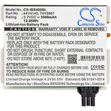 New 3500mAh Battery for IBM 5679,57B7,AS/400; P/N:44V4145,74Y5667