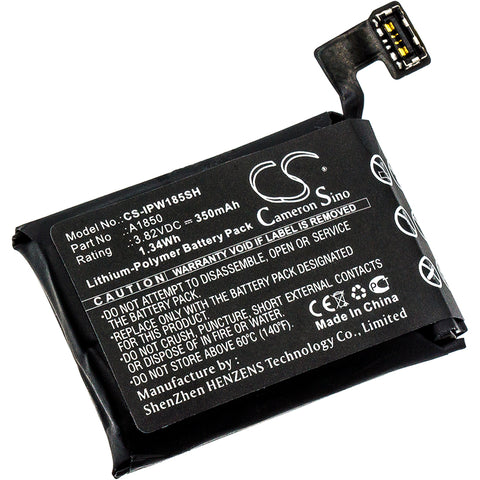 Apple A1859,GSRF-MQK32LL/A,GSRF-MQK62LL/A,GSRF-MQL02LL/A,GSRF-MQL12LL/A,GSRF-MQL22LL/A,GSRF-MQL42LL/A,GSRF-MR1J2LL/A,GSRF-MR1L2LL/A,GSRF-MR362LL/A,MQK12LL/A,MQK22LL/A,MQK32LL/A,MQK62LL/A,MQK72LL/A,MQK92LL/A,MQL02LL/A,MQL12LL/A,MQL22LL/A,MQL32LL/A,MQL42LL/A,MR1L2LL/A,MR2X2LL/A,MR362LL/A,Watch Series 3 4G 42mm,Watch Series 3 LTE 42mm; P/N:A1850 Battery