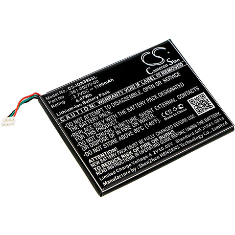 Garmin 3597LMT,Nuvi 3597,Nuvi 3597LMTHD,Nuvi 3598,Nuvi 3598LMT,Nuvi 3598LMT-D; P/N:361-00070-00 Battery