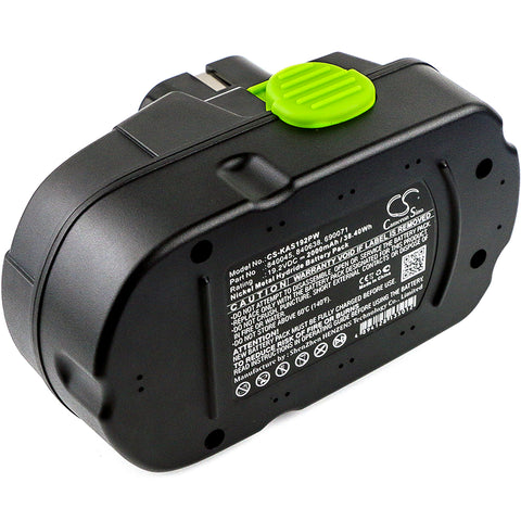 Kawasaki 19.2VUnisource,69007,691034,691235,691240,691306; P/N:690071840045840000 Battery