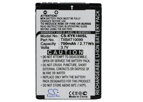 Kyocera KX13, KX16, KX160, KX12, Candid KX16, Dorado KX13, Dorado KX12, Xcursion KX160