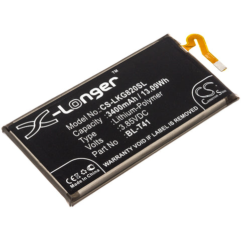 LG G8 ThinQ,G820N,G820UM,LMG820QM7,LM-G820TM,LMG820TMB,LMG820UM0,LMG820UM1,LMG820UMB,LM-G820V,LMV405EB,LMV405EBW,V40,V40 ThinQ,V40 ThinQ VZW LTE-A,V405QA7,V405TAB,V405UA,V405UA0,V405UAB,V409N; P/N:BL-T41 Battery