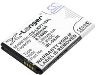 Verizon ENACT,Lucid 2,VS870; P/N:BL-59JH,EAC61998402 Battery