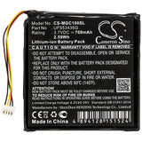 New 700mAh Battery for Magellan Cyclo 100,Cyclo100; P/N:ER-009311,UF553436G