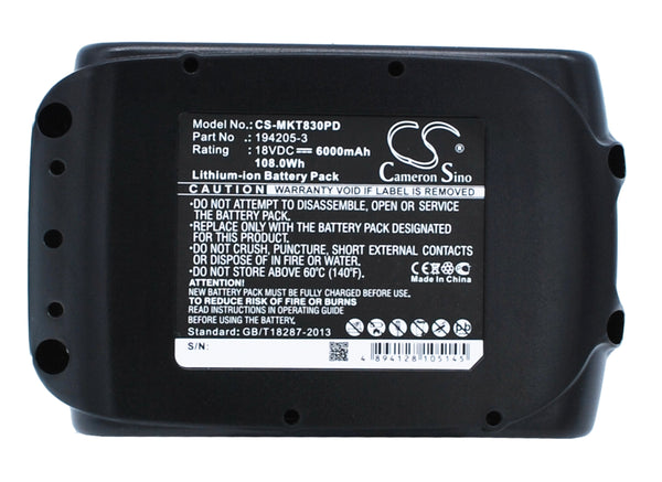 Makita BCL180F, BCL180W, BCL180ZW, BCS550, BCS550F, BCS550RFE, BCS550Z, BDA350, BDA350F, BDA350RFE, BDA350Z, BDA351RFE