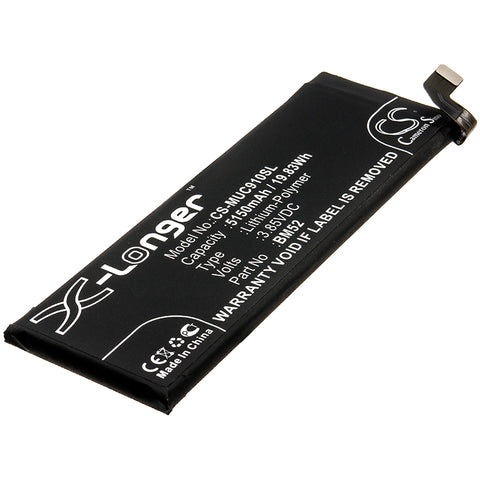 Xiaomi  CC9 Pro,M1910F4E,M1910F4G,M1910F4S,Mi CC9e Pro,Mi Note 10 Pro; P/N: BM52 Battery