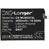 New Replacement 4950mAh Battery for Poco M2007J20CG,X3 NFC; P/N:BN57