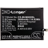 New 3800mAh Battery for Xiaomi Redmi Note 6; P/N:BN46