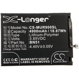 New 4900mAh Battery for Xiaomi M1908C3IC,M1908C3IE,M1908C3IG,M1908C3IH,M1908C3KC,M1908C3KE,M1908C3KG,MZB8254IN,MZB8255IN,MZB8256IN,MZB8257IN,MZB8298IN,MZB8299IN,MZB8369IN,MZB8457IN,MZB8458IN