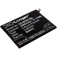 Meizu  M1872,M872H,M872Q,Meilan 16X; P/N: BA872 Battery