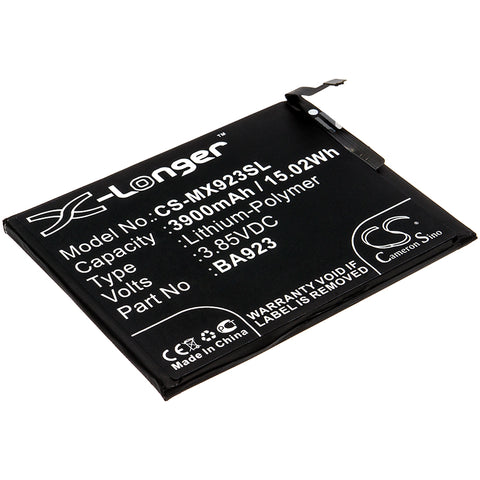 MeiZu M1923,M923Q,Note 9; P/N:BA923 Battery