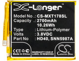 New 2700mAh Battery for Motorola MotoZForce2nd,MotoZForce2ndgen,MotoZ2Force,MotoZ2ForceEditionLTE-A,XT1789-01; P/N:HD40,SNN5987A