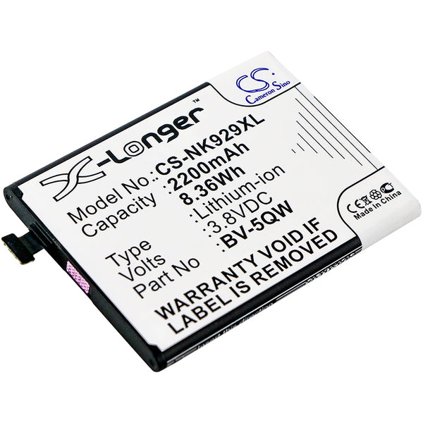 Nokia iCOM,Lumia 929,Lumia 929+,Lumia 930,RM927; P/N:BV-5QW Battery