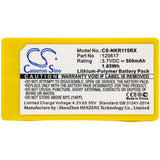 New 500mAh Battery for Nikko DRL Air Elite 115; P/N:20617