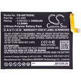New 3400mAh Battery for Nokia 6.2; P/N:LC-620