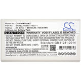 New 6800mAh Battery for Philips  Defibrillator DFM100,Defibrillator DFM-100,Efficia DFM100; P/N: 989503190371,9898031903,989803190371,M6482