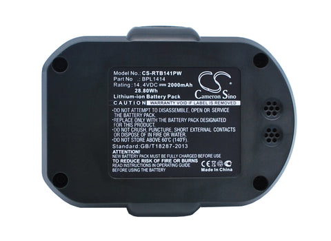 Ryobi CDD144V22, CDDI14022NF, LCD14022, LCDI14022, LCDI14022B, LLCD14021, LCD1402