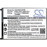 New 1800mAh Battery for Horizon HX300; P/N:FNB-122Li,SBR-27LI