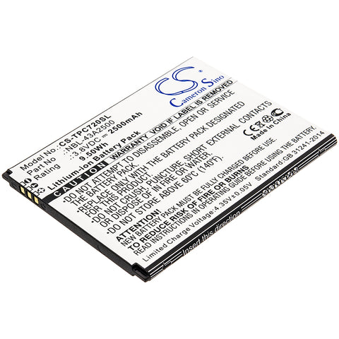 Neffos C7s,TP7051A,TP7051C; P/N:NBL-43A2500 Battery