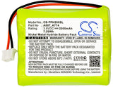 Cameron Sino Replacement Battery for TPI HXG-2D, HXG-2D Combustible Gas Leak De (2000mAh)