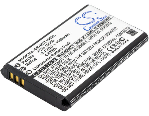 UniData ICW-1000G,WPU-7700,WPU-7800,WPU-7800B,WPU-7800B-US; P/N:ICW-1000B,KAL523450AR Battery