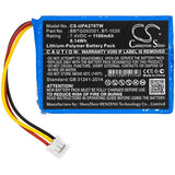 New 1100mAh Battery for Uniden  Atlantis 270; P/N: BBTG092001,BT-1035