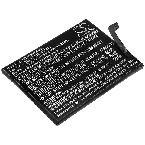 Wiko  P6901,Wim Lite; P/N: 455471,TLP17G18 Battery