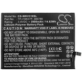 New 3900mAh Battery for Wiko View3 Pro; P/N:386786,TPJ18K07P