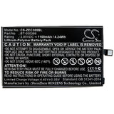 New 1100mAh Battery for Zebra  EC30; P/N: BT-000386,BT-000386-00,BTRY-EC30-12MA1-01