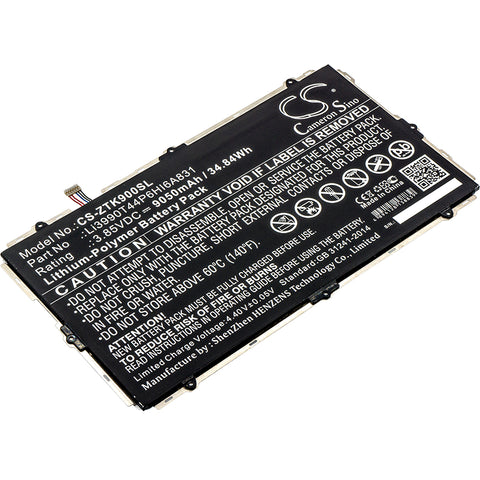ZTE K90U,ZPAD 10.1; P/N:Li3990T44P6HI6A831 Battery