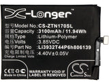 New 3100mAh Battery for ZTE Blade V9,Nubia Z17,Nubia Z17 Dual SIM,Nubia Z17 Dual SIM TD-LTE,NX563J,V0900; P/N:Li3931T44Ph806139,Li3932T44P6h806139
